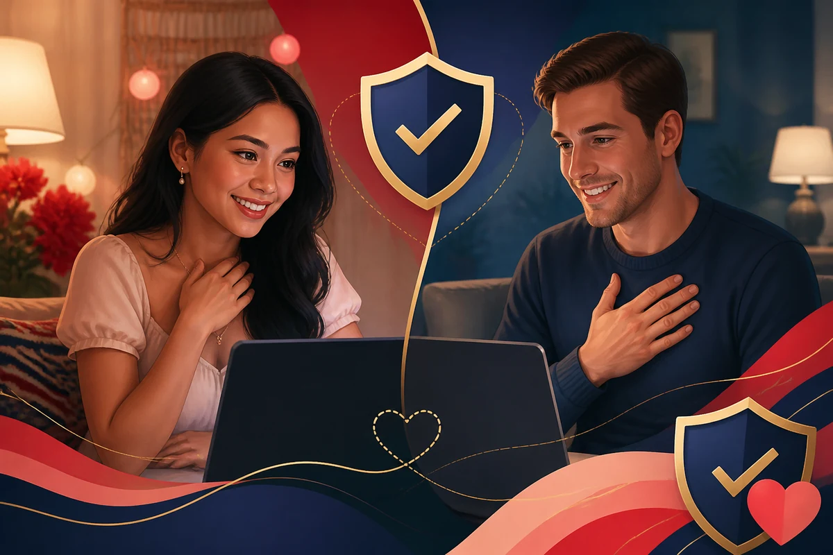 Adult reviewing practical guidance for building trust safely online